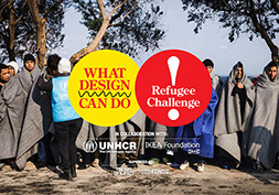 Screenshot from the website of the What Design Can Do Refugee Challenge. www.whatdesigncando.com