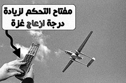 An Israeli Heron TP drone with the text ‘Control button to increase the level of annoyance in Gaza’. Meme source: http://mahmoudgaza.wordpress.com