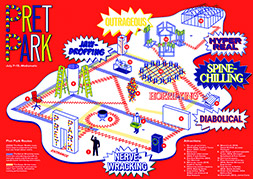 Map of Pret Park. Design: Ruben Pater.